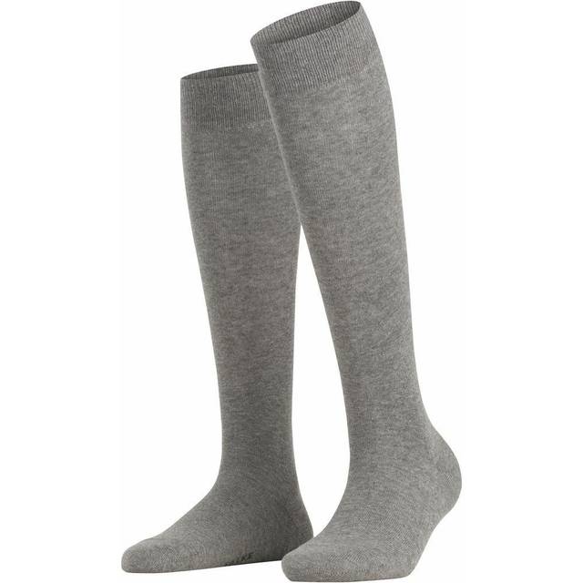 Falke mens family knee high socks - nutmeg mel beige