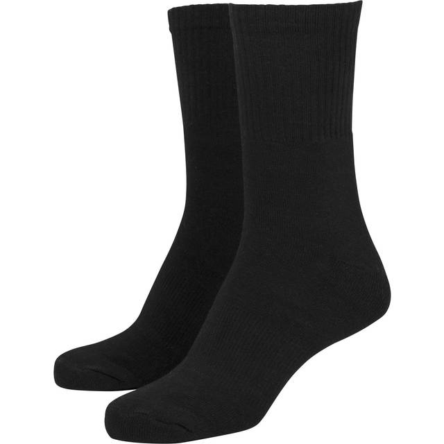 Urban Classics Unisex sportstrumpor 3-pack, dam- och herrstrumpor, finns i många olika färger, storlekar 35–38 till 47–50, svart, 50