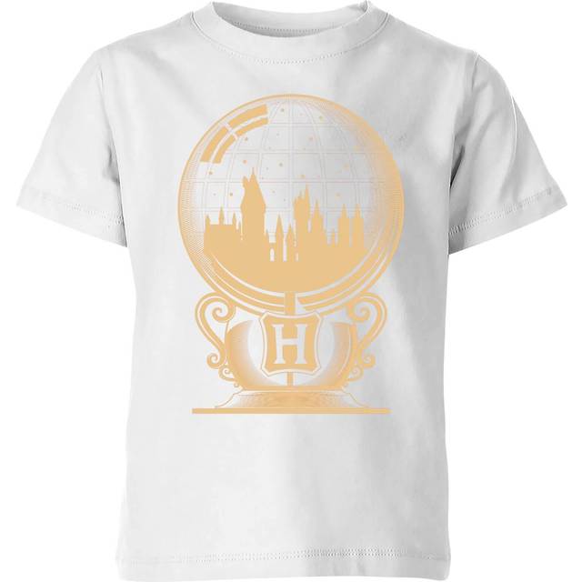 Harry Potter Hogwarts Snowglobe Kids' T-Shirt - White - 11-12 Years