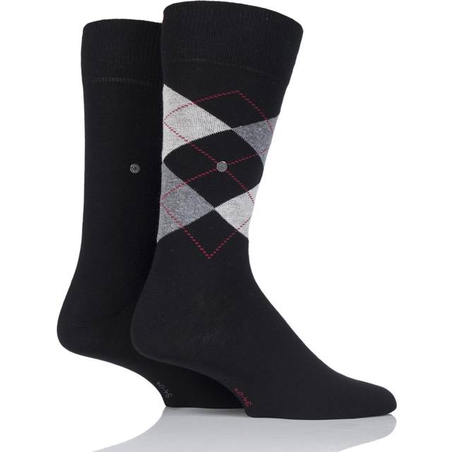 FALKE herrstrumpor (2-pack), Grå (Anthracite Melange 3081), 40-46
