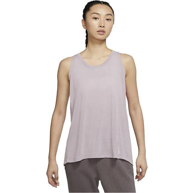 Nike Damer W Ny Df Tank Nvlty Vest, Plum Fog/Venice, XS