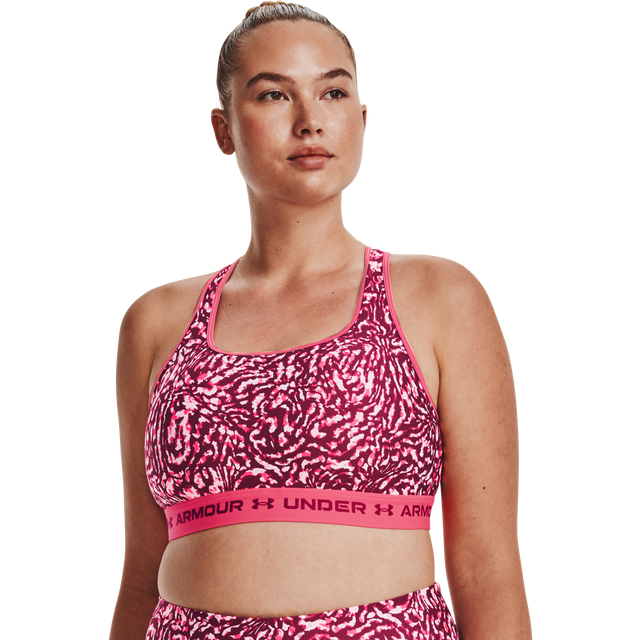 Under Armour Crossback Mid Sports Bras Women black, size: L