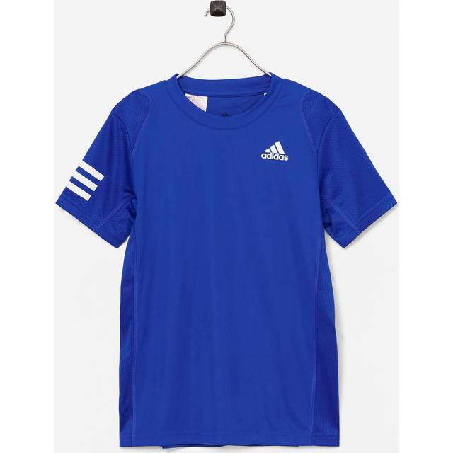 Adidas Club 3-Stripes Junior Tee Blue