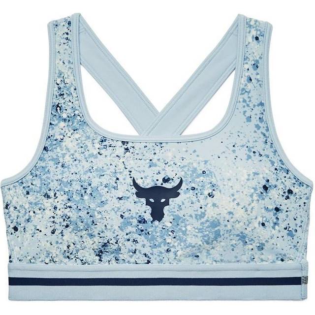 Under Armour Project Rock HeatGear Bra Orange XS (XS)