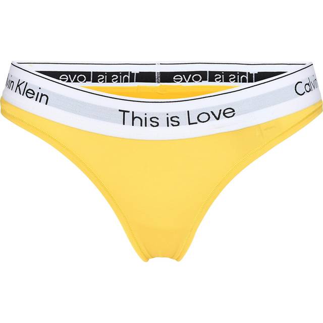 Calvin Klein Lingeri stringtrosa, lila, Storlek: M, Kvinnor