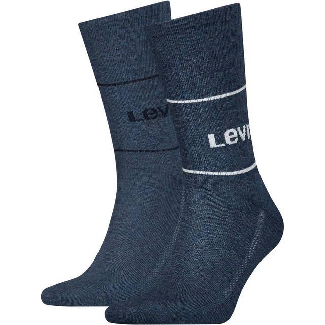 Levis 2-pack Organic Cotton Sock - Navy-2 - Strl 39/42 * Kampanj *