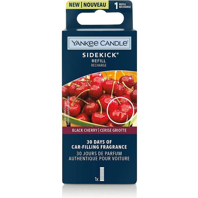 Yankee candle sidekick car air freshener refill black cherry fragrance diffuser