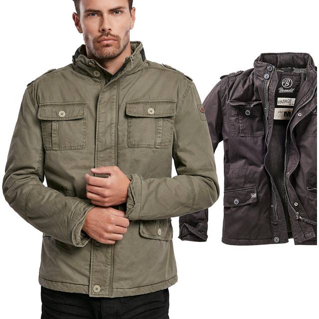 Brandit Britannia Winter, textile jacket , color: Light Woodland , size: 5XL