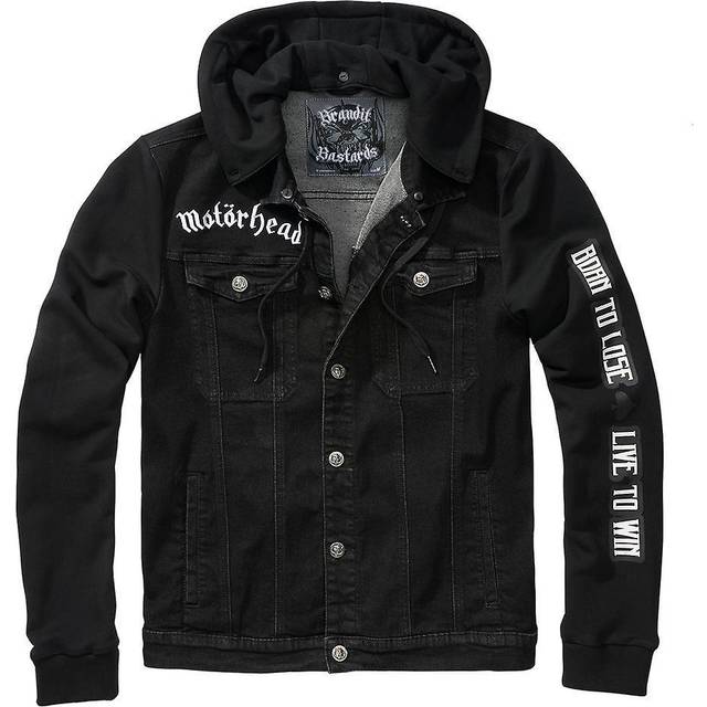 Brandit Motörhead Cradock, jeans jacket , color: Black/White/Red , size: 3XL