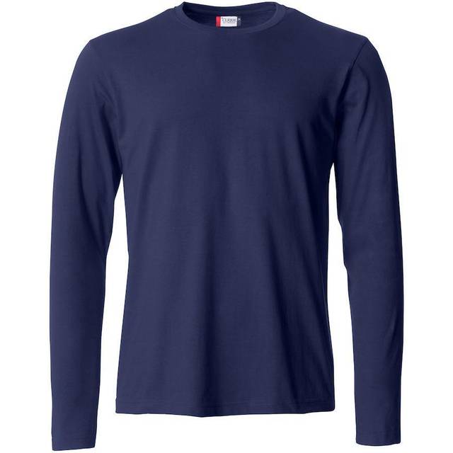Clique T-shirt Långärm Navy Herr XL - (XL)