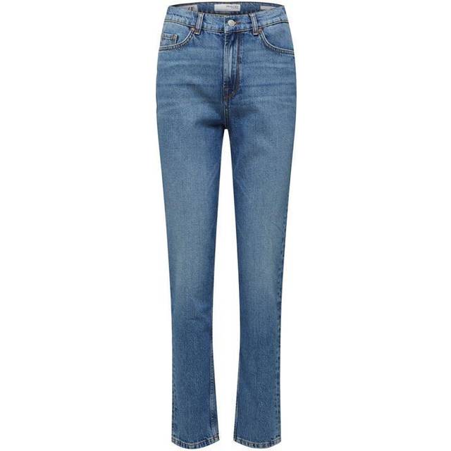 SELECTED FEMME Dam Slfamy Hw Slim Chambly Blu Jeans U Noos, Medium Blå, 27W x 32L