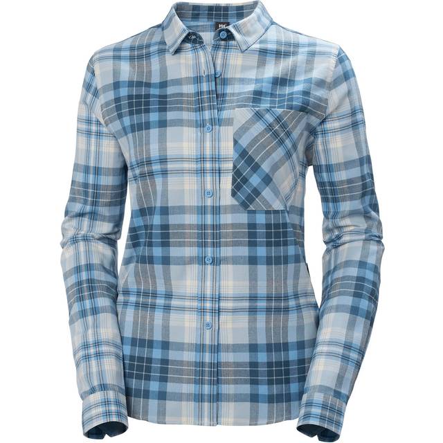 Woman's shirt Helly Hansen Lokka Organic Flannel - Vert