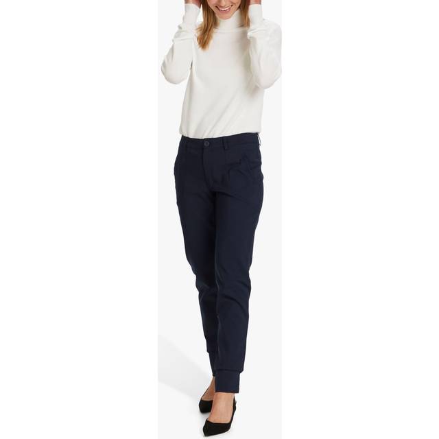 Kaffe, Skinny Trousers, female, Black, XS, Black Deep Trousers Vera Style