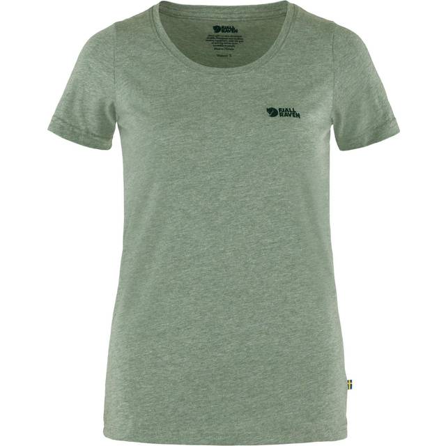 Fjällräven Women's Fjällräven Logo T-Shirt Patina Green-Melange, XS