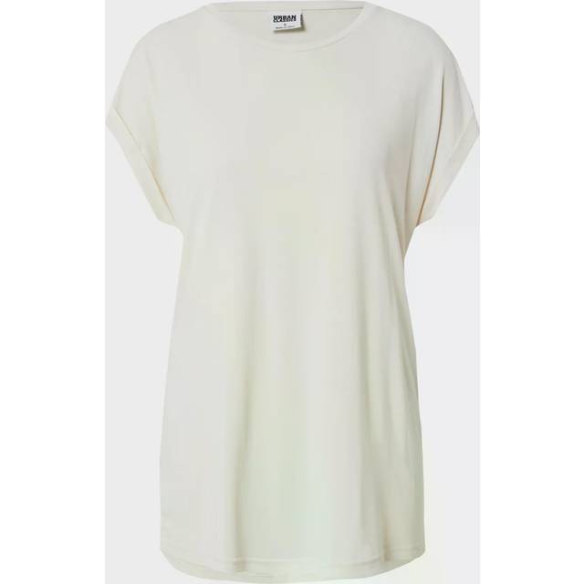 Women's T-shirt Urban Classics modal extended shoulder - Noir
