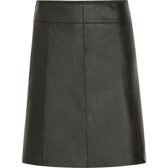 Selected FEMME Lædernederdel slfNew Ibi MW Leather Skirt