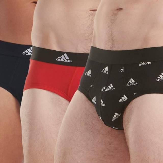 Adidas herrtrosor (3-pack) kalsonger (storlek S – 3XL) – bekväma kalsonger, svart, XL