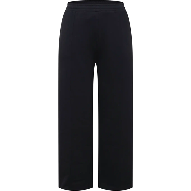 Women's trousers Urban Classics straight pin tuck - Noir