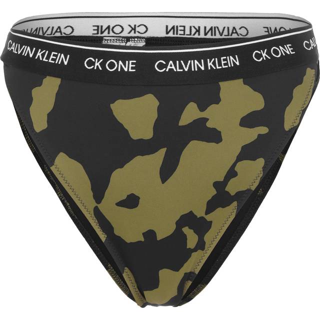 Calvin Klein tai bikinitrosa, grön, Storlek: M, Kvinnor