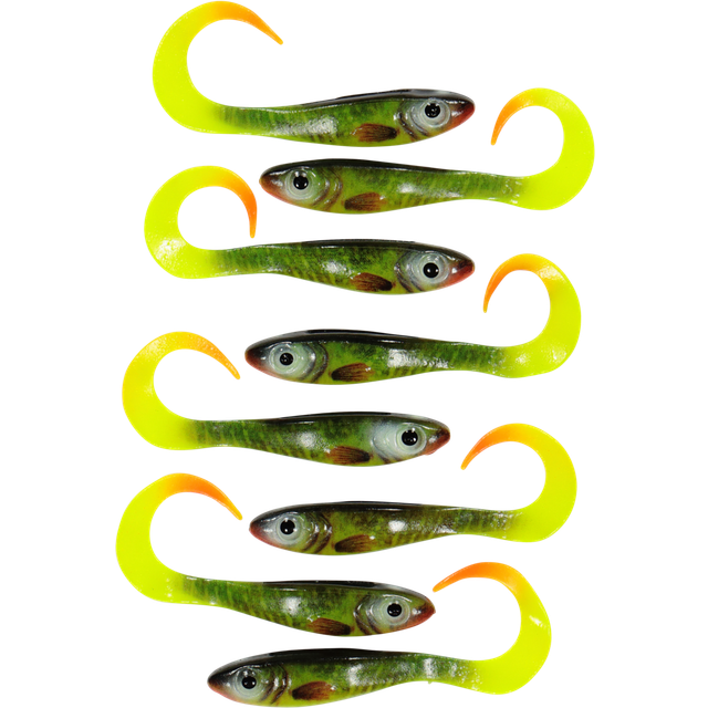 Svartzonker McPerch Curly 11 cm Smoking Hot Pike