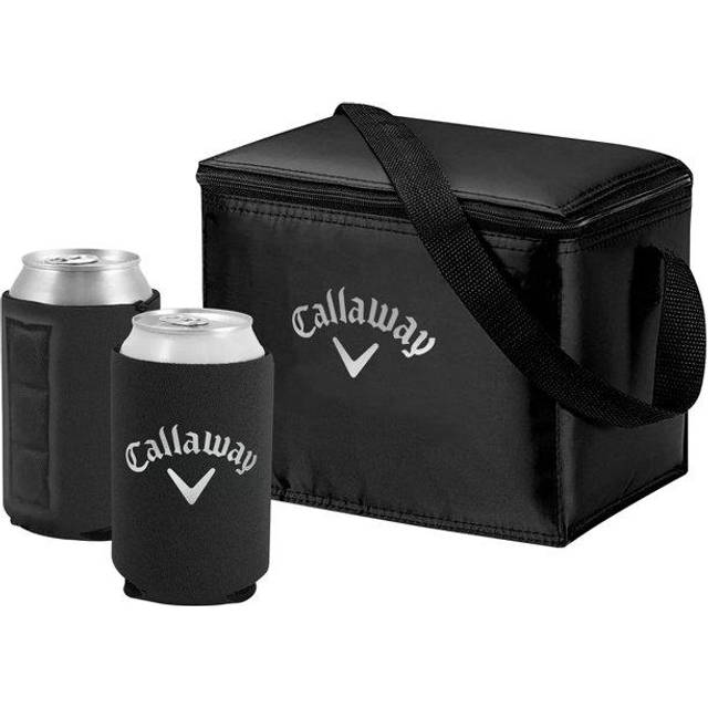 Callaway mjuk kylväska presentset med magnetiska koozies, svart