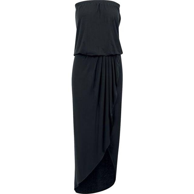Urban Classics Ladies Viscose Bandeau Dress Long dress black - XS