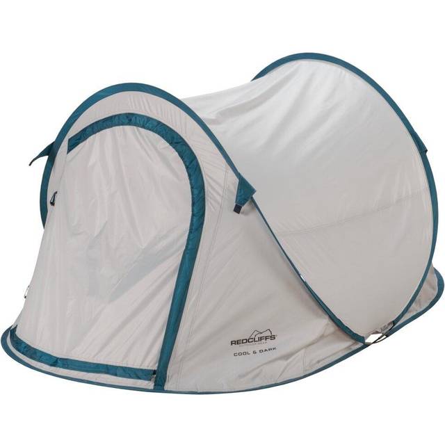 (blue) Redcliffs Pop-up Tent for 2 Persons Camping Tent Waterproof Multi Colours