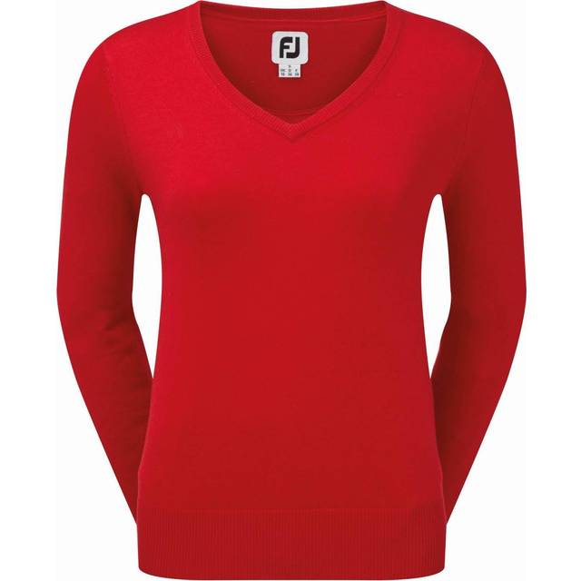 FootJoy Wool Blend V-Neck Pullover - Heather Charcoal Heather Charcoal / XXL