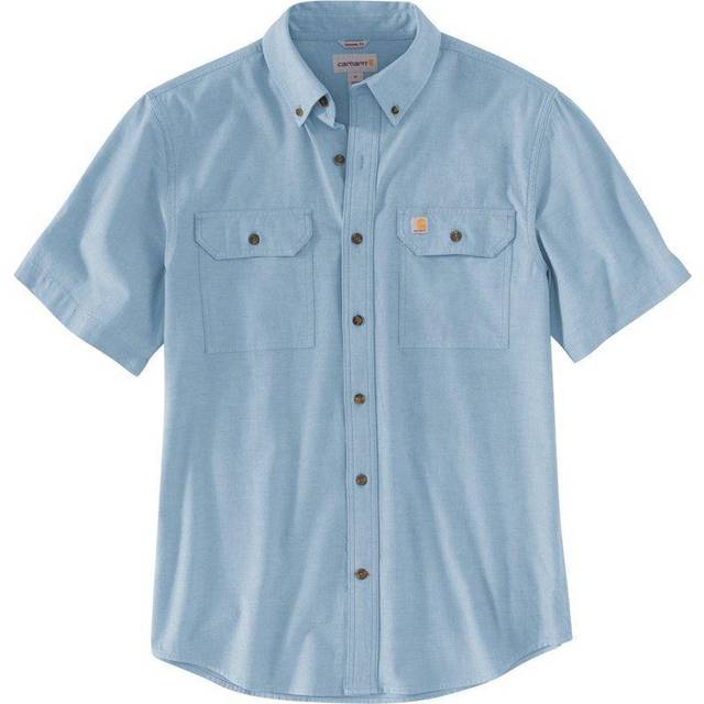 Carhartt Chambray, shirt shortsleeve , color: Dark Grey , size: XL