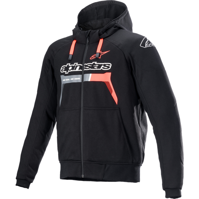 Alpinestars Chrome Ignition Motorcycle Textile Jacket, black-grey-white, Size S for Men