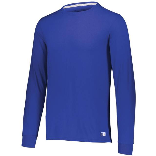 Russell Essential Long Sleeve T-Shirt-grey-xl