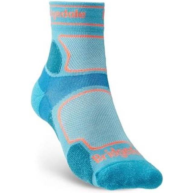 Bridgedale Women's Ultra Light T2 Coolmax Sport 3/4 Crew Trail Running Socks