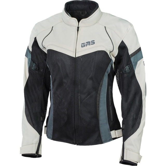GMS Tara Mesh MC-Jacka Dam Beige-Svart XL