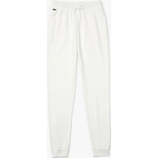 Lacoste Womens Lightweight Fleece Jogging Pants in Navy Cotton - Size 10 UK