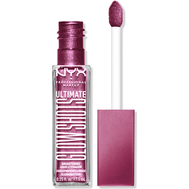 NYX Professional Makeup Ultimate Glow Shots Liquid Shimmery Eyeshadow Plum Player
