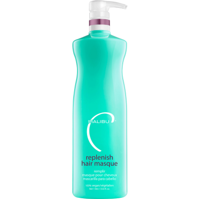 Malibu C Replenish Hair Masque - Ultra Hydrating Deep Conditioner for Hair Repair - Reparative Formula with Avocado Oil for all Types & Textures (33.8
