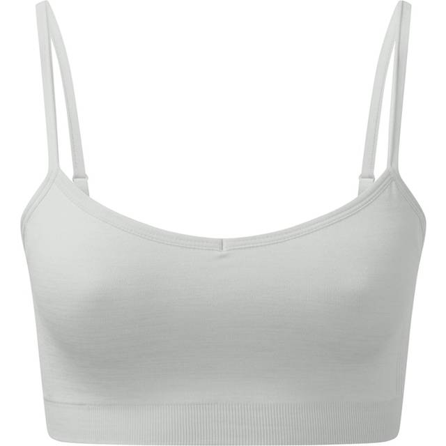 TriDri Womens Melange Seamless 3D Sports Bra - Light Pink