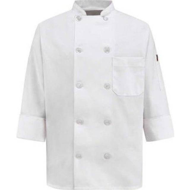 Chef Designs Women's Ten Button Chef Coat - White  XL
