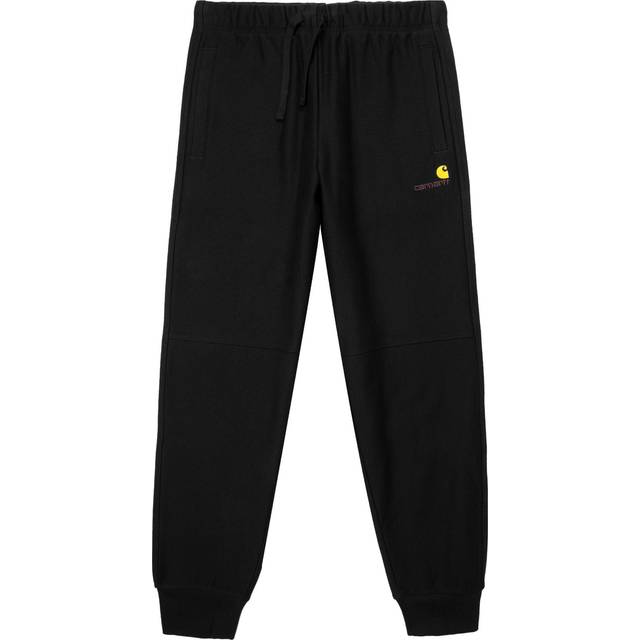 Carhartt Work In Progress Black American Script Lounge Pants - 89XX Black - XXL