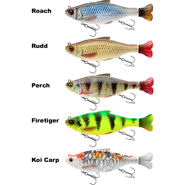 SG 3D Hard Pulsetail Roach 13,5 cm 40 g Slow Sinking Koi Carp