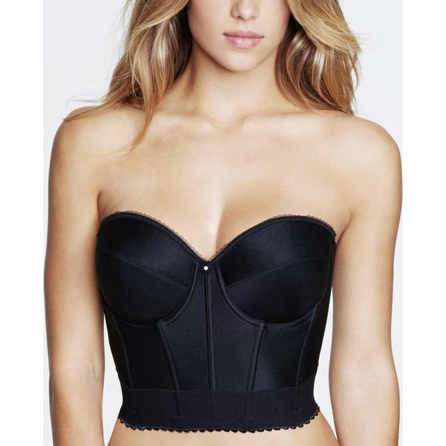 Dominique Women's Noemi Backless Strapless Bustier Bridal Bra (32A-44F) #6377 Black
