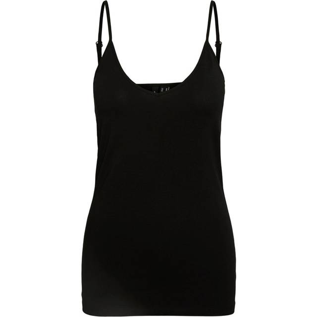 VERO MODA Vmmaxi My Soft V Singlet Jrs Noos |Svart |XL