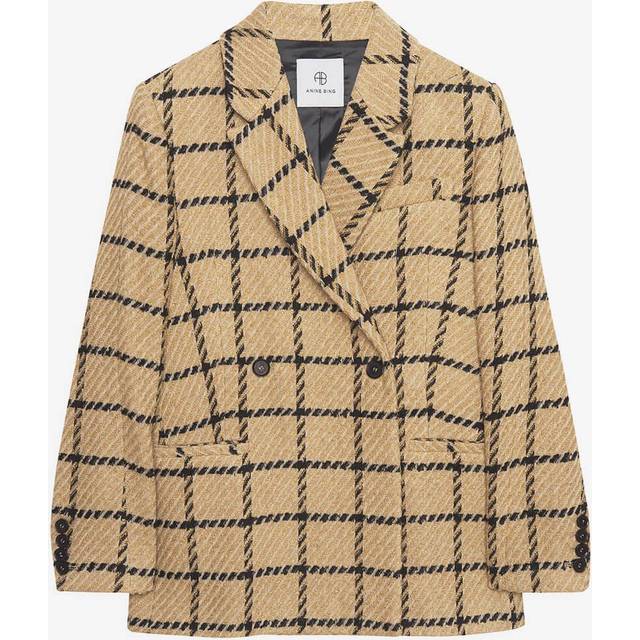 Anine Bing, Blazers, female, Beige, XL, Sport jacket