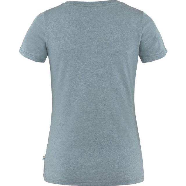 Fjällräven Women's 1960 Logo T-shirt Dam Storlek XS Färg grå/turkos