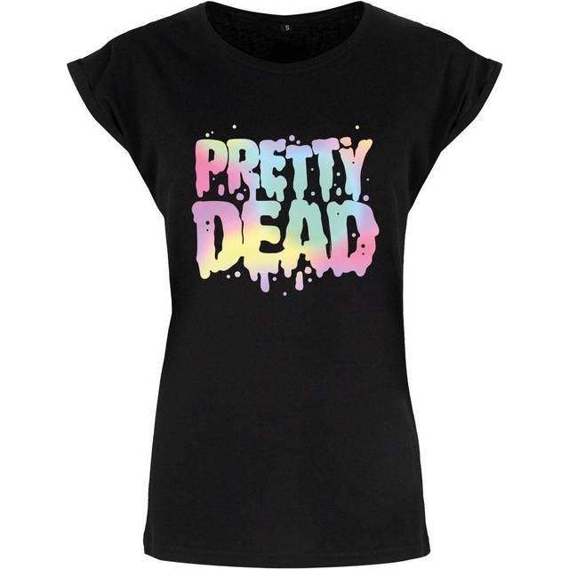 (L, Black) Grindstore Womens/Ladies Pretty Dead Pastel Goth T-Shirt