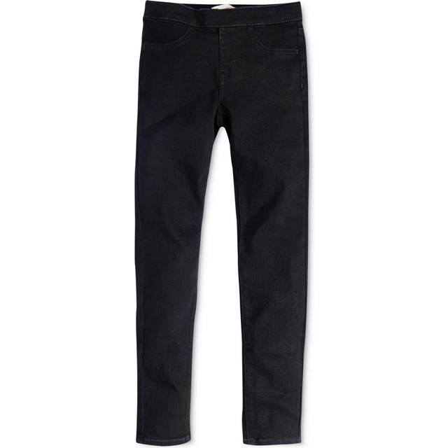 Levi's Girls' Toddler Skinny Fit Pull On Jeggings  Black  2T