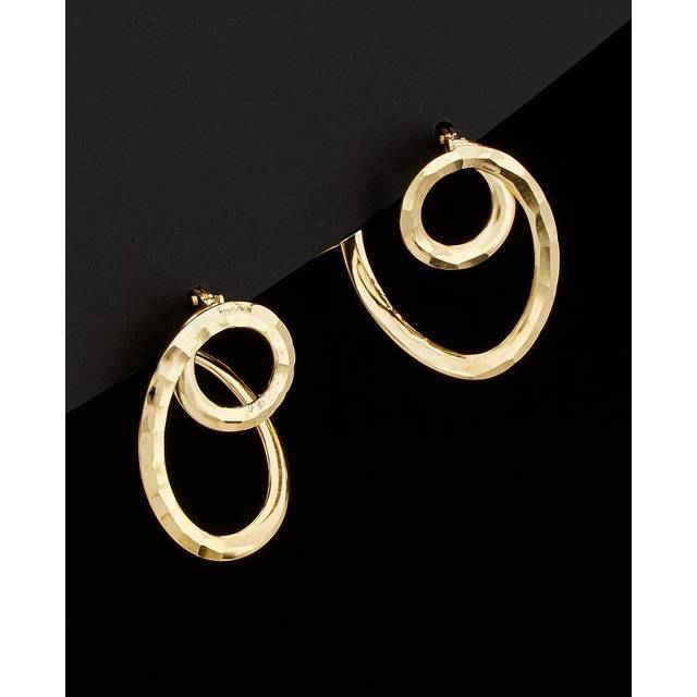 14K Italian Gold Hoops