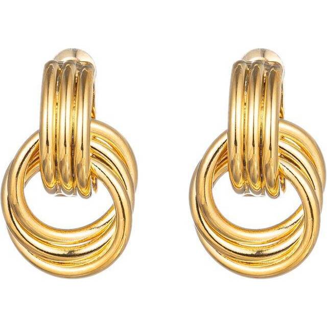 Eye Candy LA Luxe Collection 24K Plated Lisa Earrings