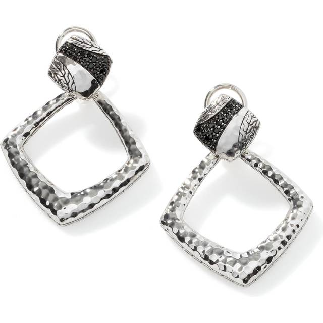 John Hardy Essentials Silver Gemstone Drop Earrings