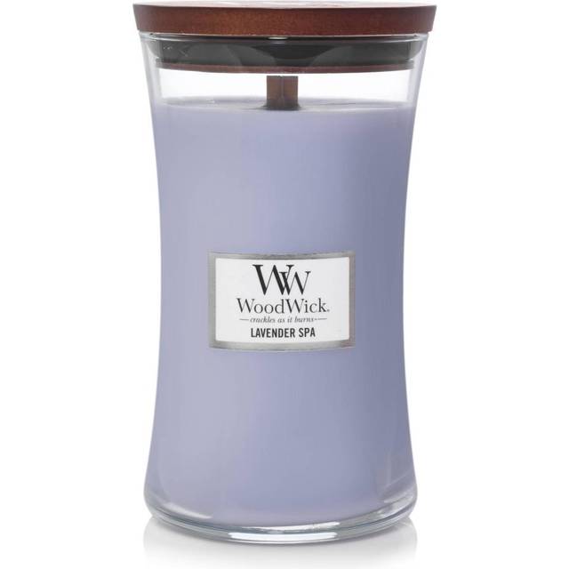 Woodwick Lavender Spa Candle, Purple, Large